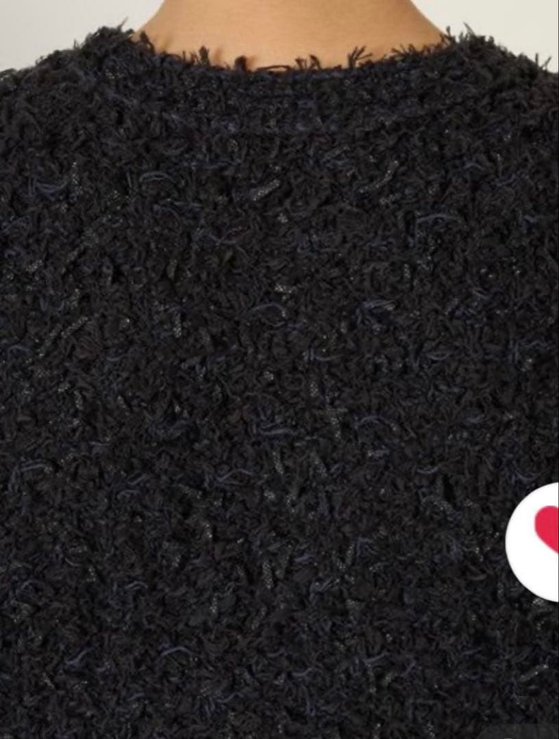 【美品】ツイードニットジャケット BABYLONE バビロン