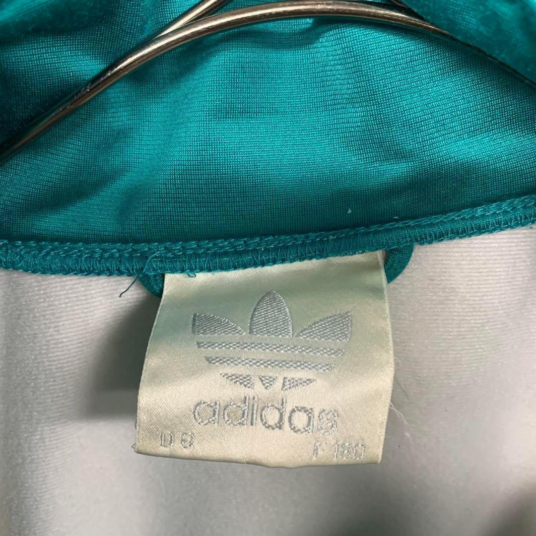 【レアL☆EU輸入90s】アディダス トレフォイル両面刺繍トラックジャケット