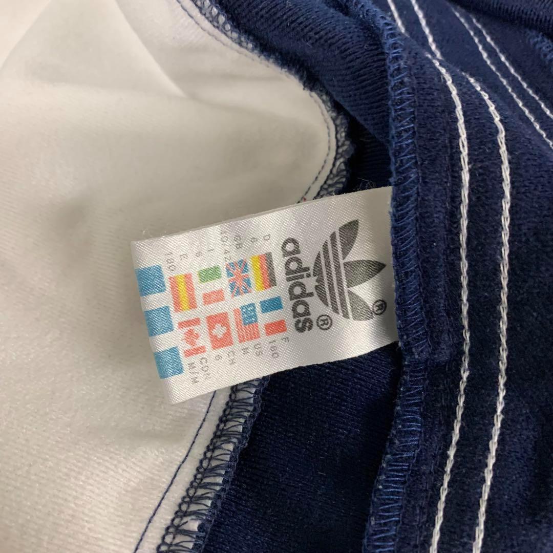 【レアL☆EU輸入90s】アディダス トレフォイル両面刺繍トラックジャケット