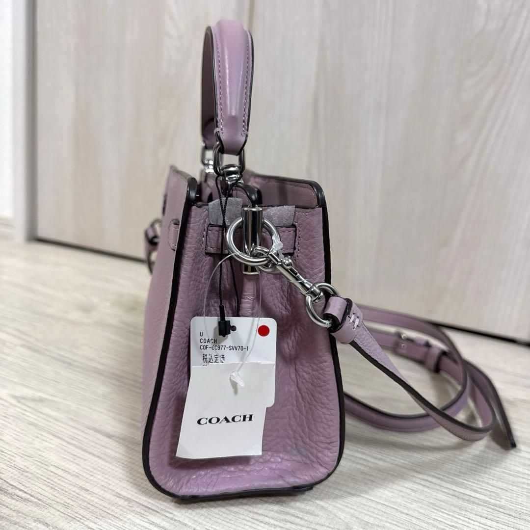 【新品】COACH ショルダーバッグ バッグ　CC977 SVV7O ピンク