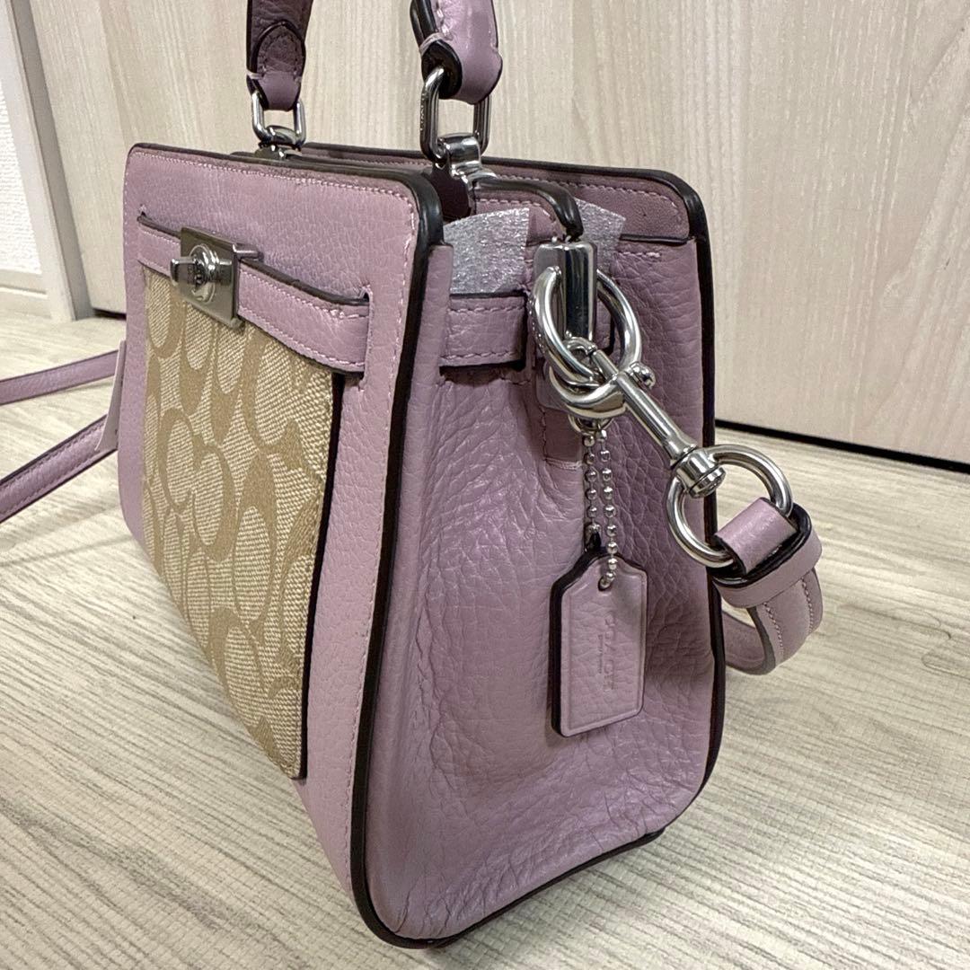 【新品】COACH ショルダーバッグ バッグ　CC977 SVV7O ピンク