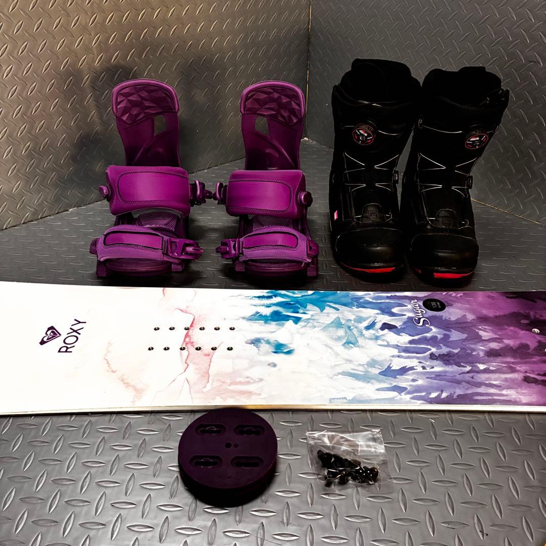 【レディース】ROXY SUGER BOAブーツ スノーボード３+1点セット！