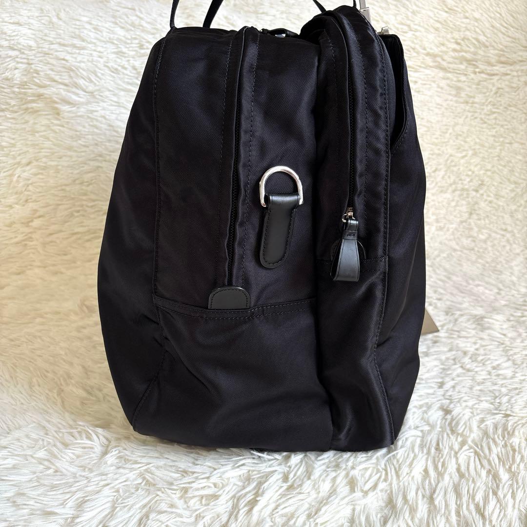 美品✨アニエスベー ボヤージュ ボストンバッグ 2way 南京錠 ナイロン 黒