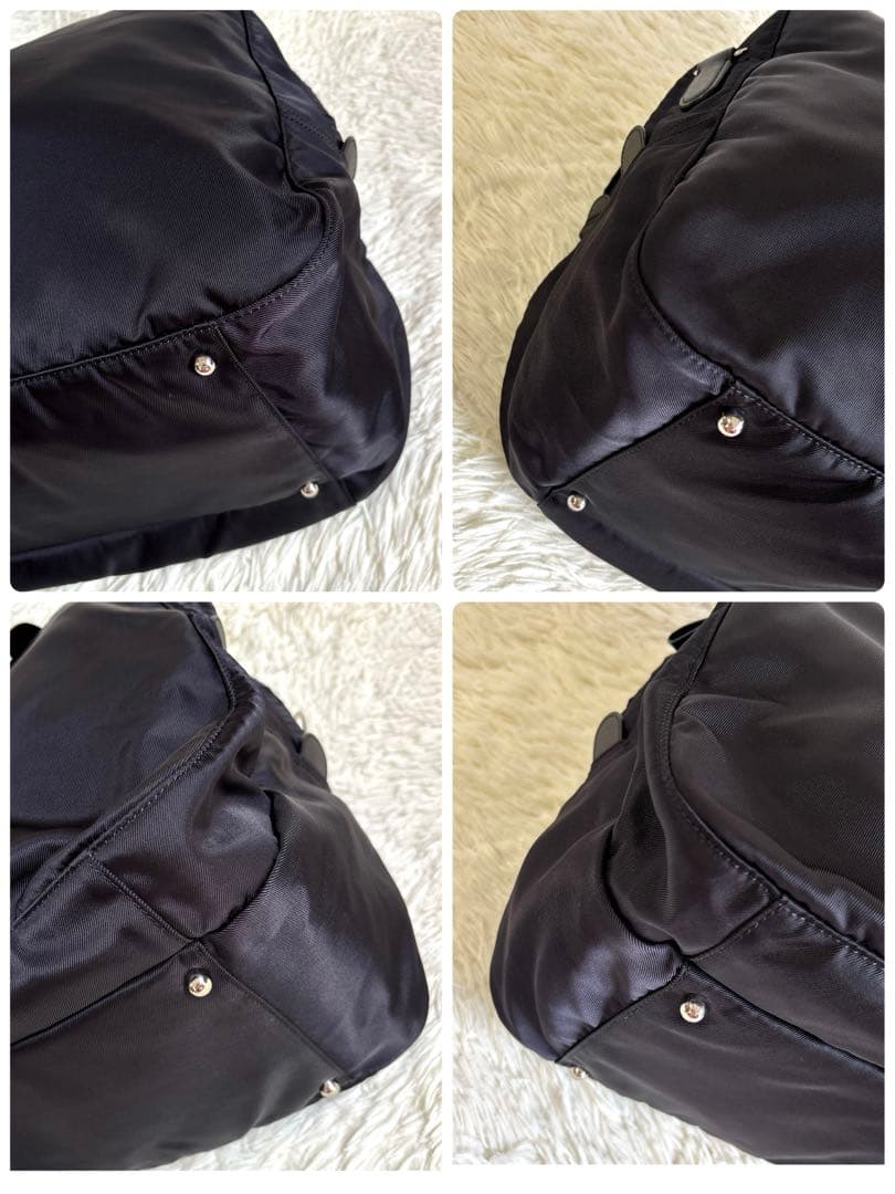 美品✨アニエスベー ボヤージュ ボストンバッグ 2way 南京錠 ナイロン 黒