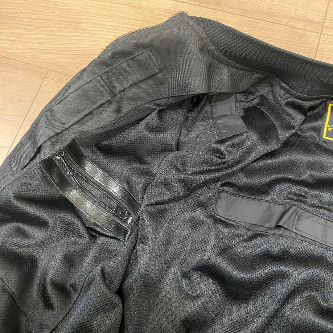 春夏 VANSON メッシュ ジャケット ブラック vs578rs XL MA1