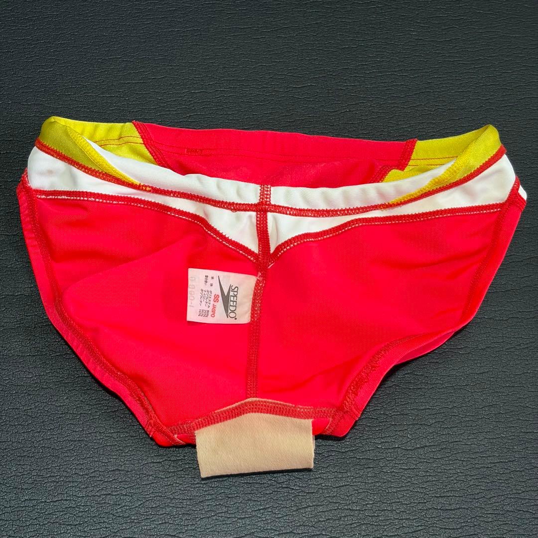 SPEEDO 競泳用水着 赤/黄 SSサイズ