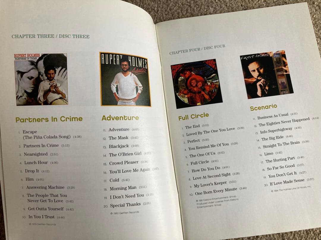 【リマスター 5CD BOX】RUPERT HOLMES ルパート・ホームズ