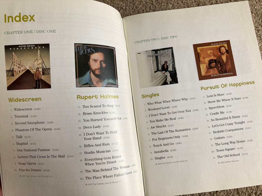 【リマスター 5CD BOX】RUPERT HOLMES ルパート・ホームズ