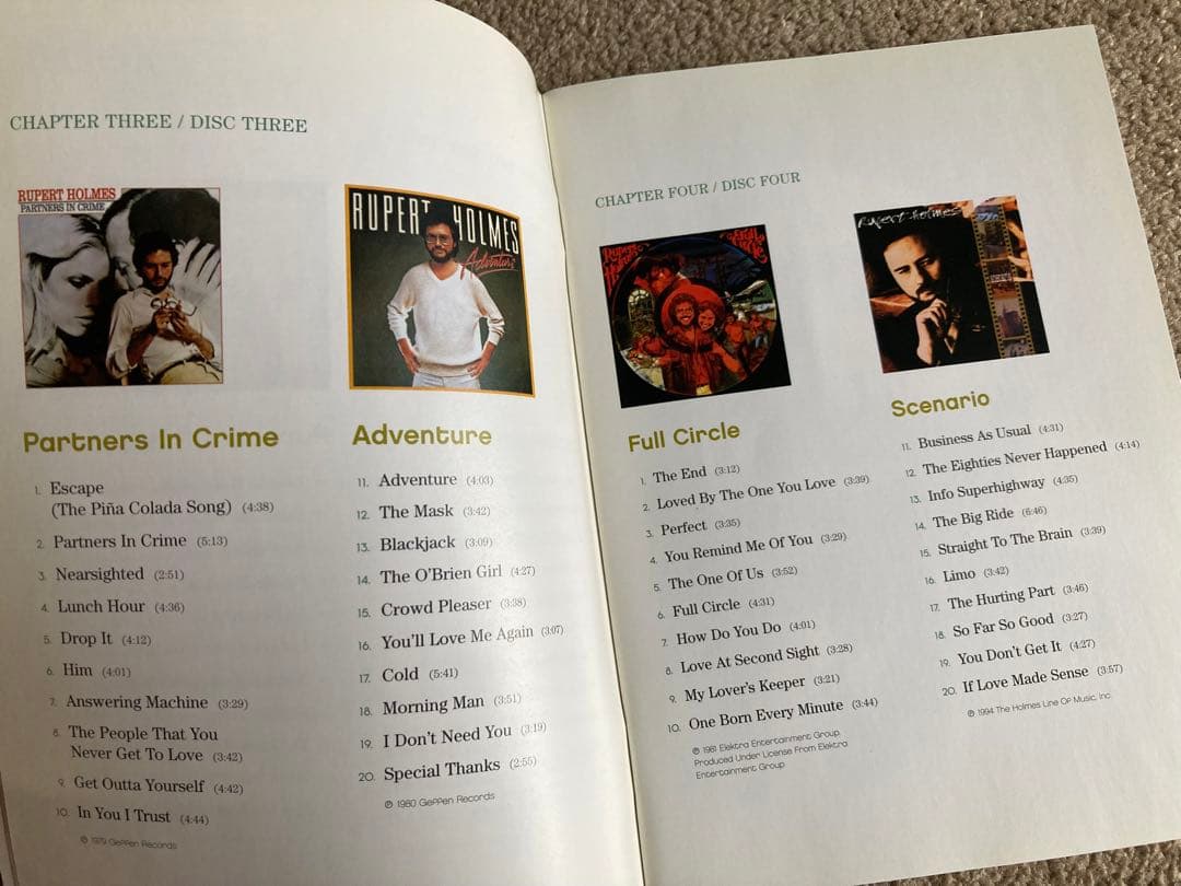 【リマスター 5CD BOX】RUPERT HOLMES ルパート・ホームズ