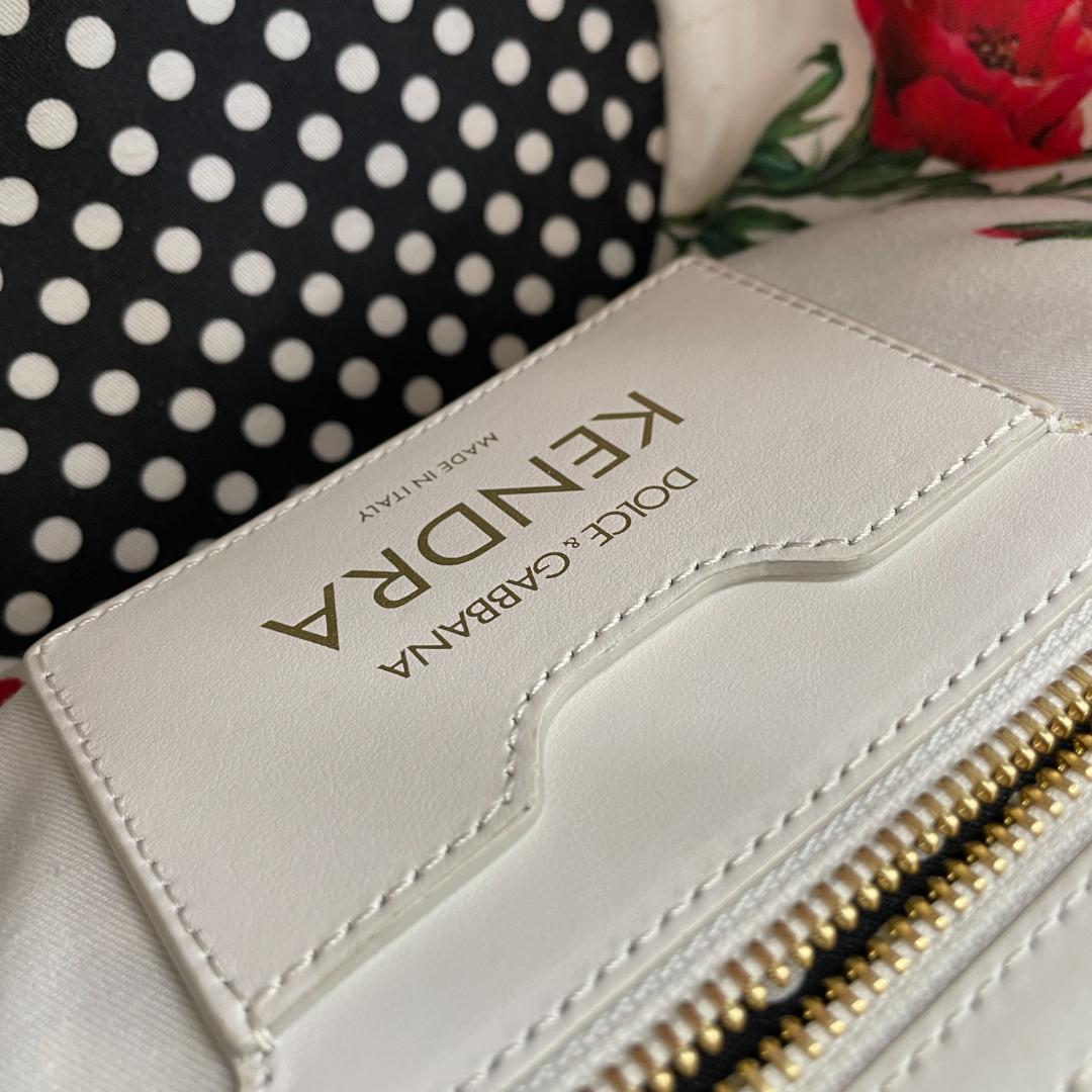 Studio Woonero　ドルガバ ケンドラ ホワイト ハンドバッグ