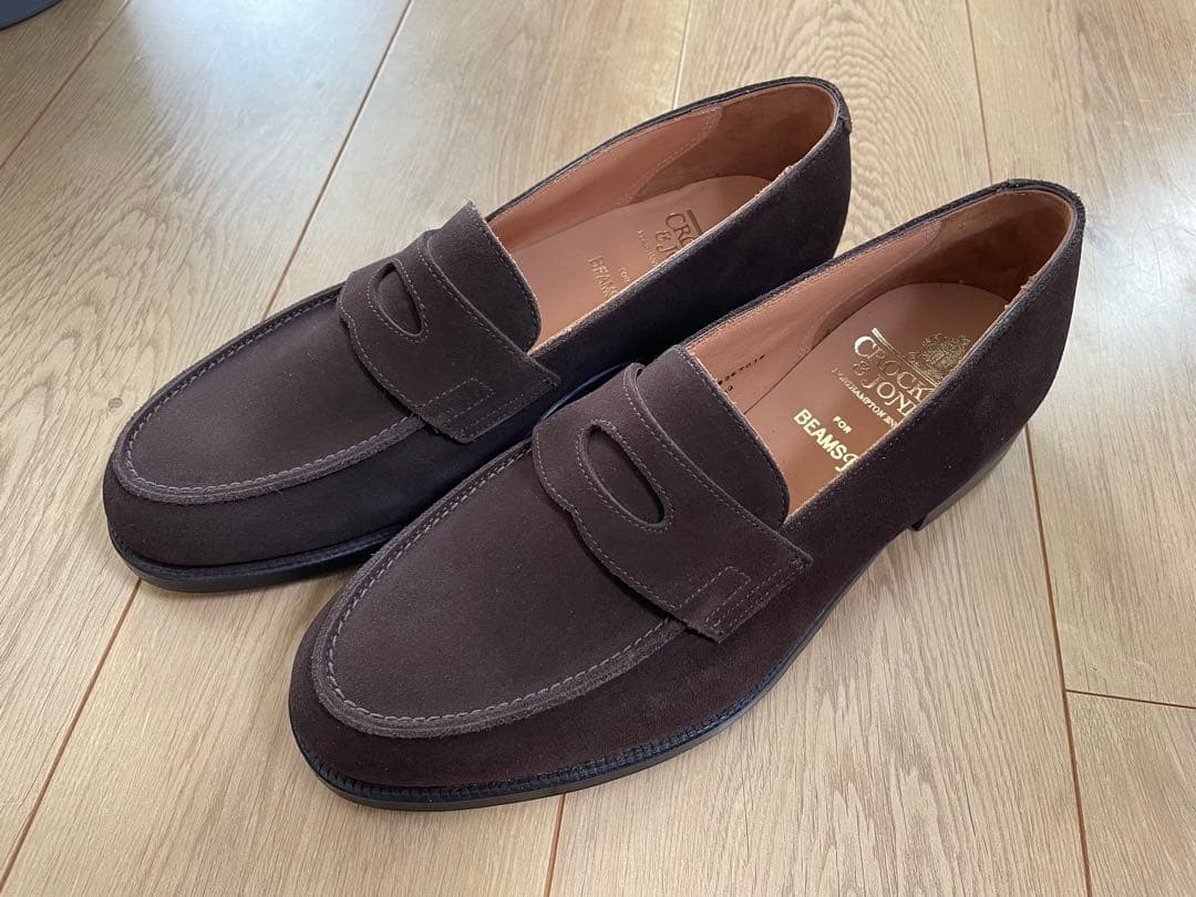 【BEAMS F別注】CROCKETT&JONES / スエードローファー