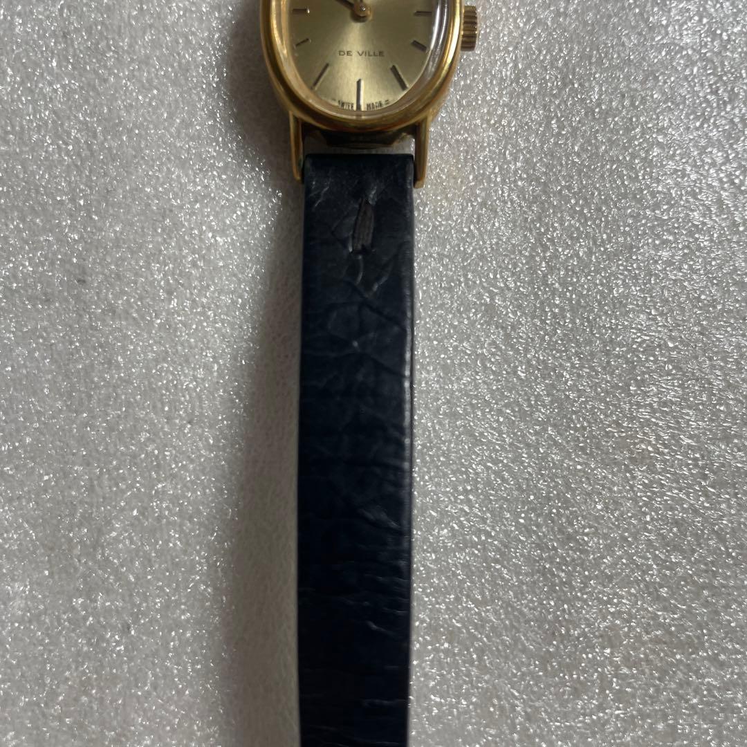 【稼働品】OMEGA オメガ デビル 手巻き ゴールド レディース アンティーク