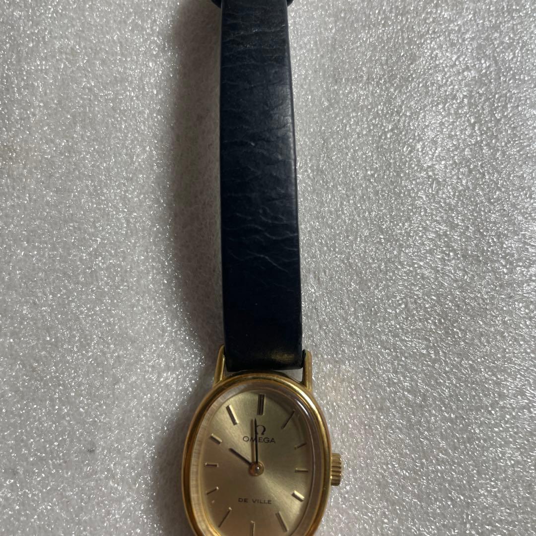 【稼働品】OMEGA オメガ デビル 手巻き ゴールド レディース アンティーク