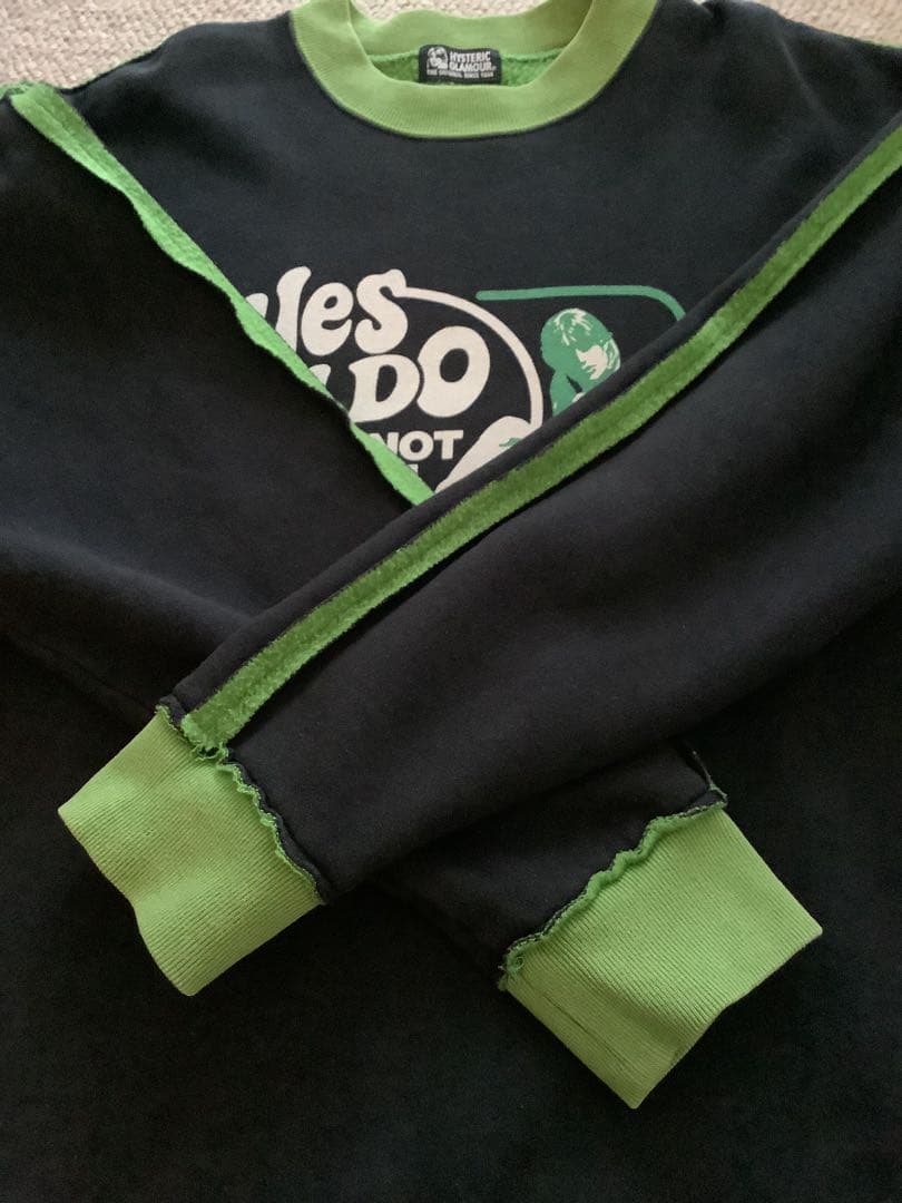 HYSTERIC GLAMOUR ヒスガールオーバーサイズスウェット