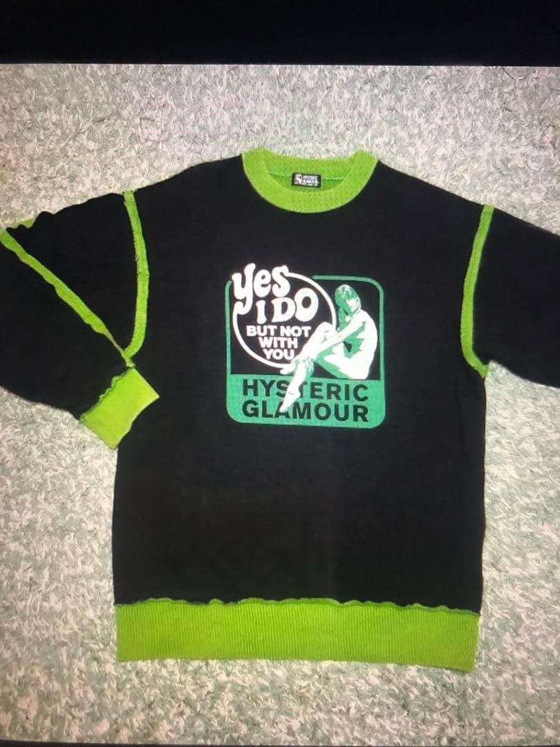 HYSTERIC GLAMOUR ヒスガールオーバーサイズスウェット