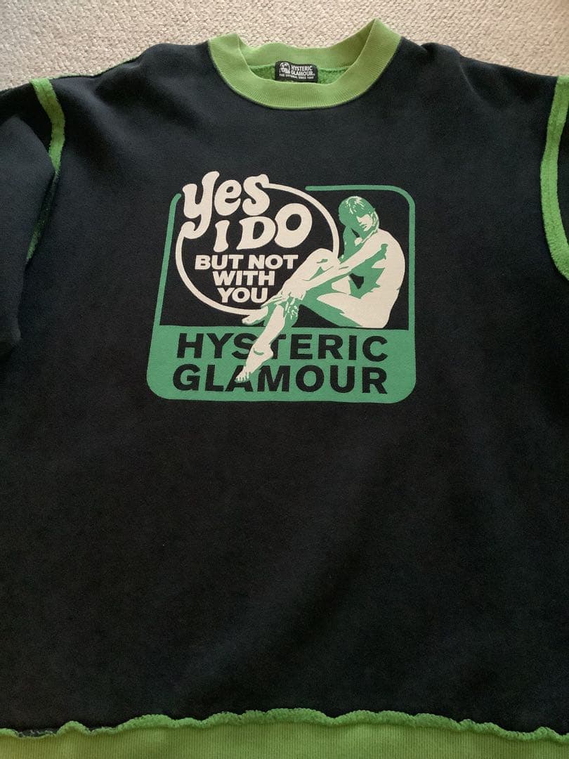 HYSTERIC GLAMOUR ヒスガールオーバーサイズスウェット