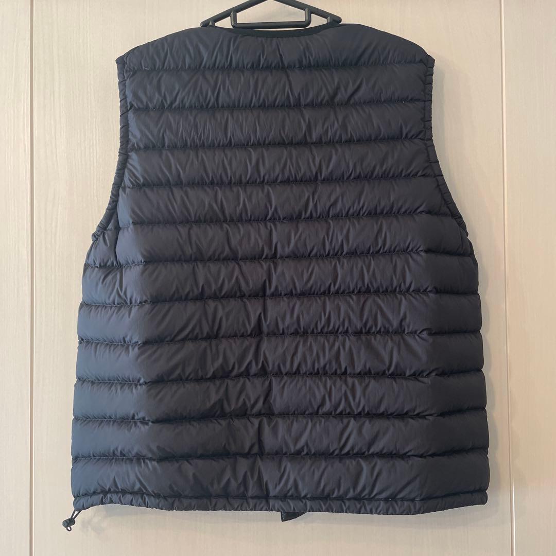 美品　ダントン DANTON ブラック ダウンベスト Lサイズ
