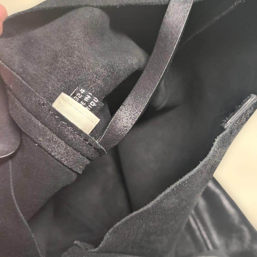 DIESEL ブラック トートバッグ ポーチ付き