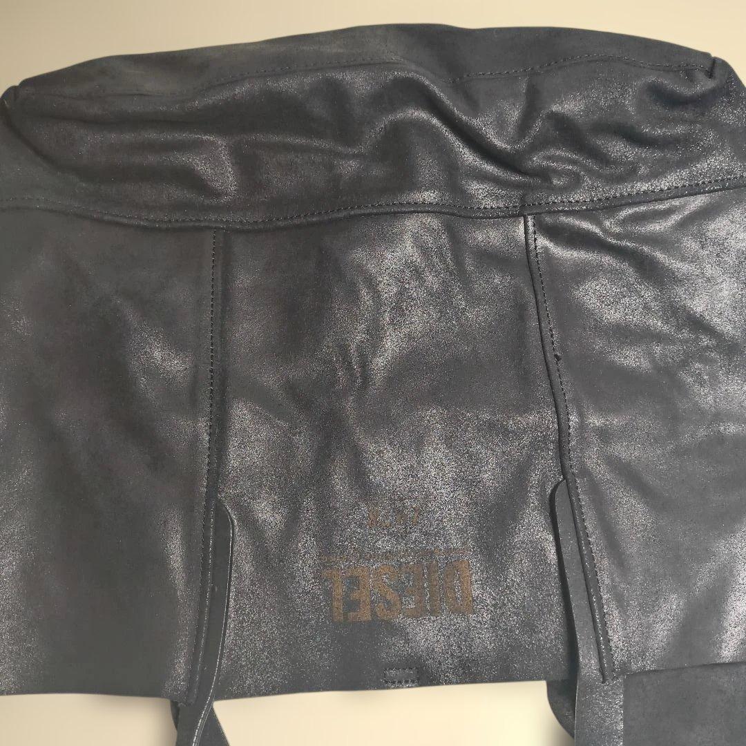 DIESEL ブラック トートバッグ ポーチ付き