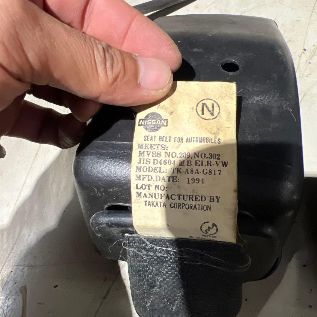 180sx リアシートベルト