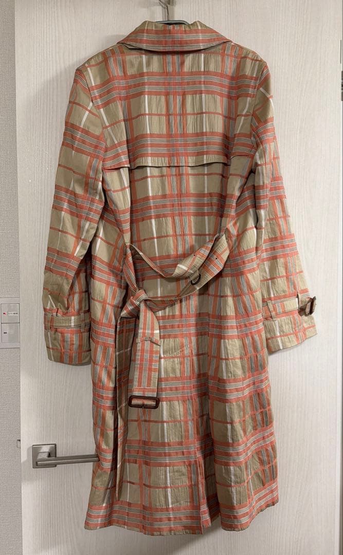 【美品】BURBERRY チェック柄 トレンチコート 38