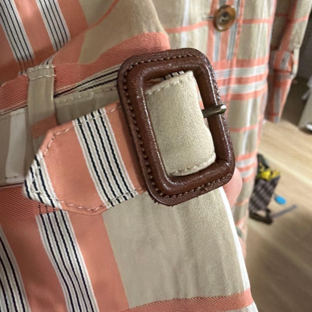 【美品】BURBERRY チェック柄 トレンチコート 38