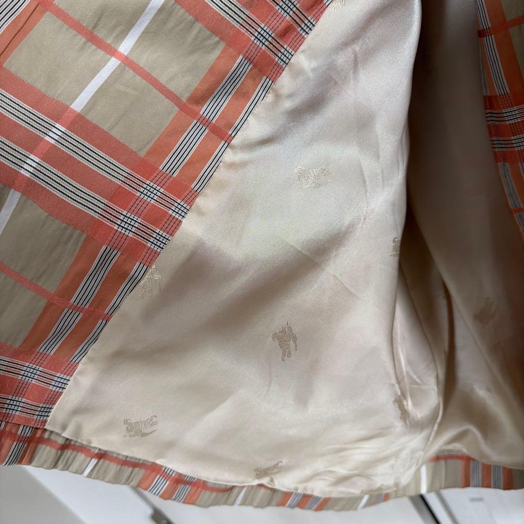 【美品】BURBERRY チェック柄 トレンチコート 38