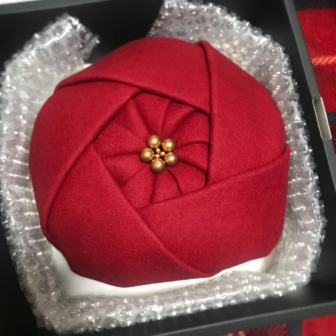 あそ美や 椿 ミニベレー帽