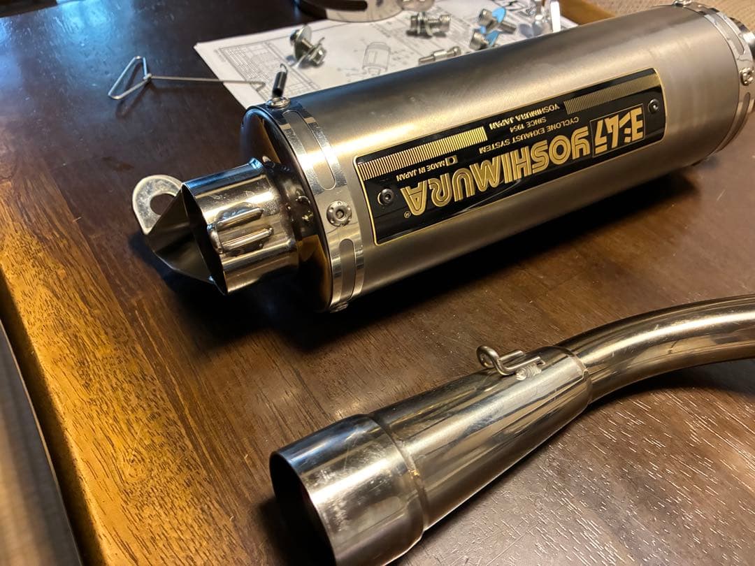 ヨシムラサイクロンサイドワインダー　モンキー50FI用ステンレスマフラー