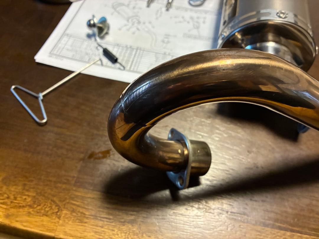 ヨシムラサイクロンサイドワインダー　モンキー50FI用ステンレスマフラー