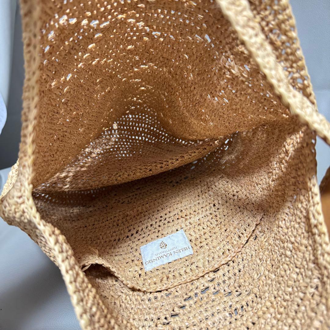 HELEN KAMINSKI ヘレンカミンスキー ラフィア バッグ ショルダー