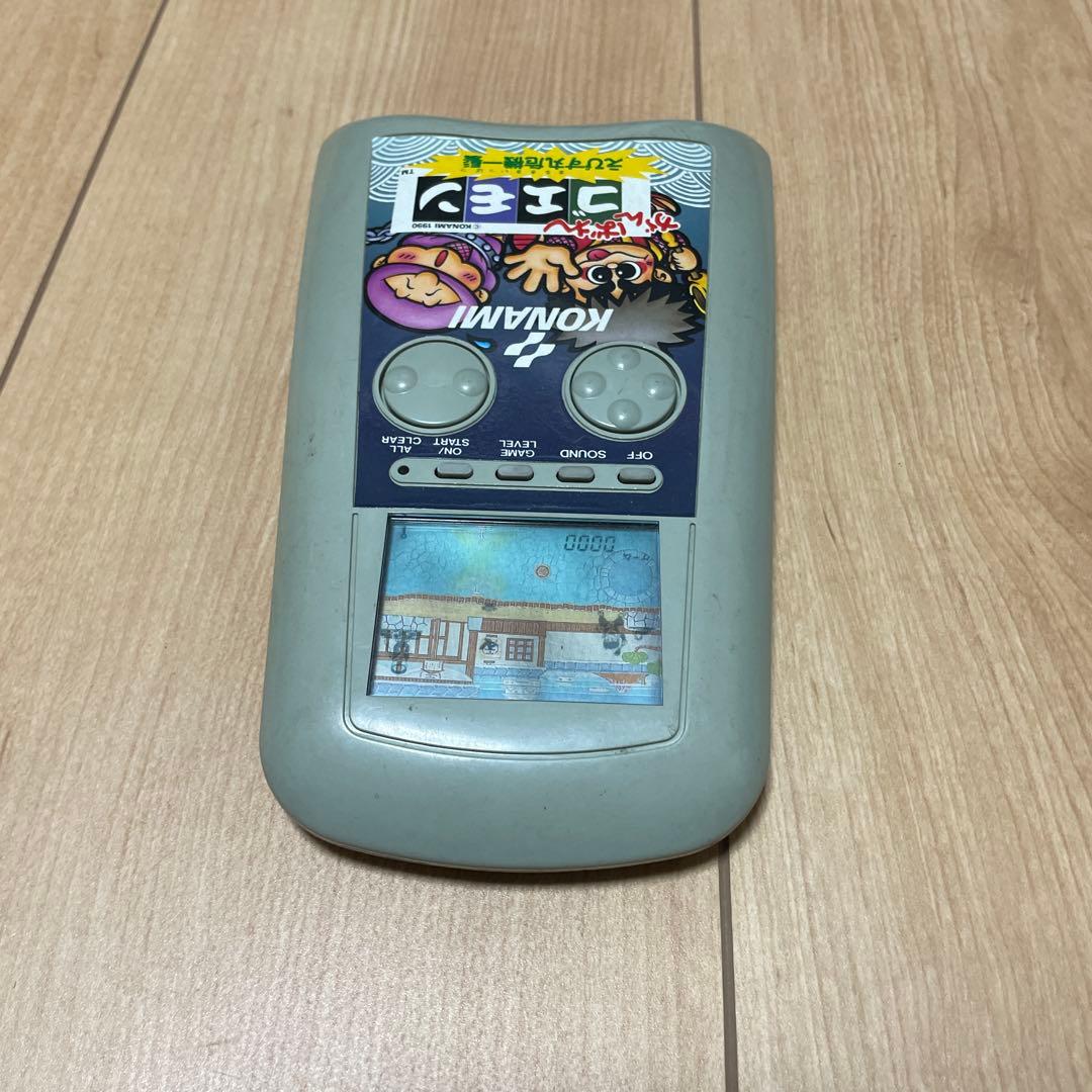 LSIゲーム KONAMI がんばれゴエモン えびす丸危機一髪 LCDゲーム