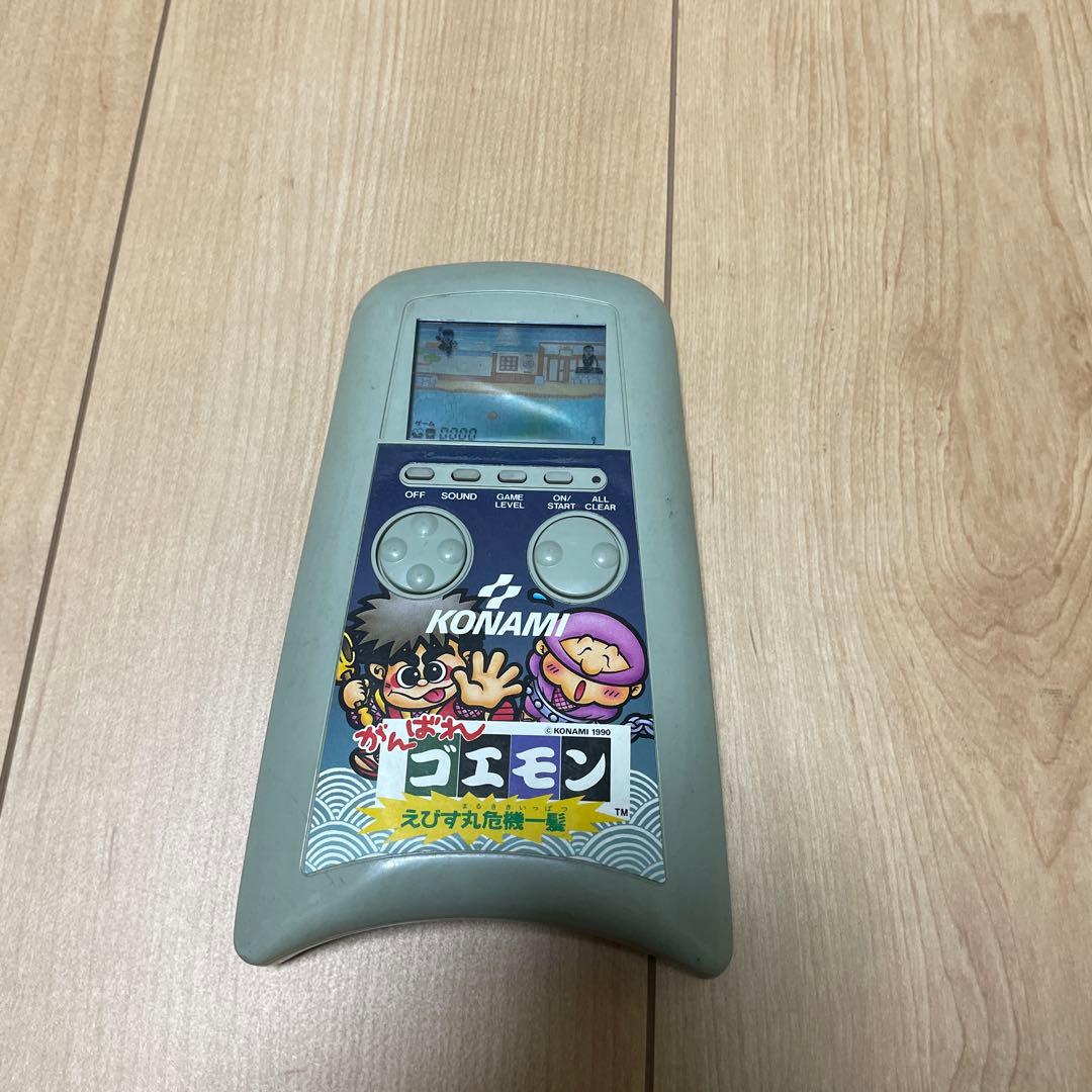 LSIゲーム KONAMI がんばれゴエモン えびす丸危機一髪 LCDゲーム