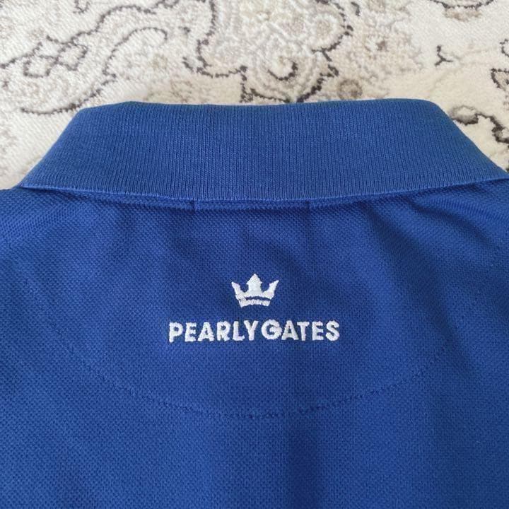 新品 PEARLY GATES ポロシャツ 刺繍 ニコちゃん 定価¥19800