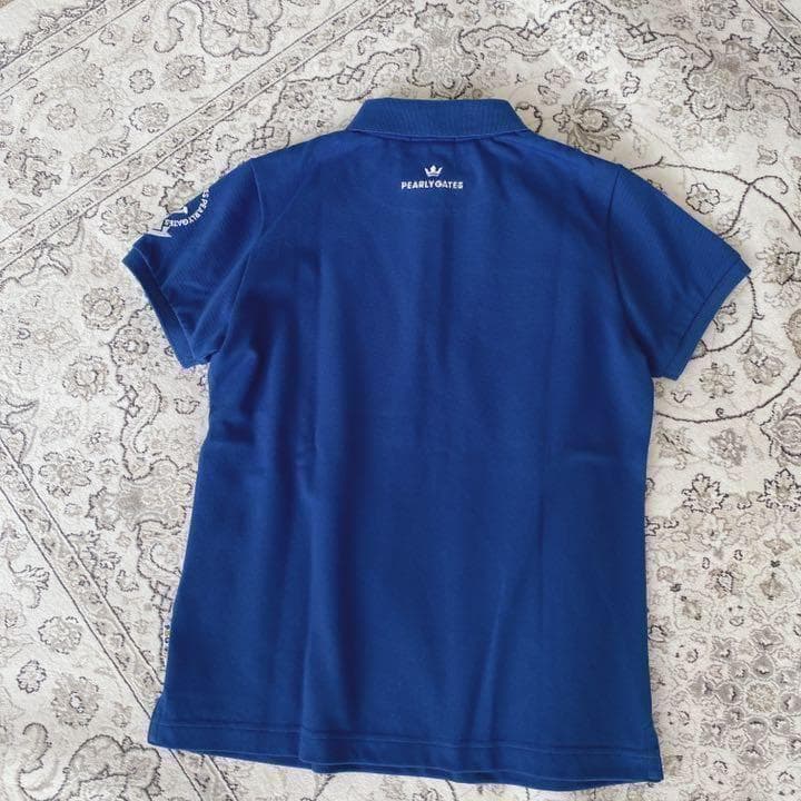 新品 PEARLY GATES ポロシャツ 刺繍 ニコちゃん 定価¥19800