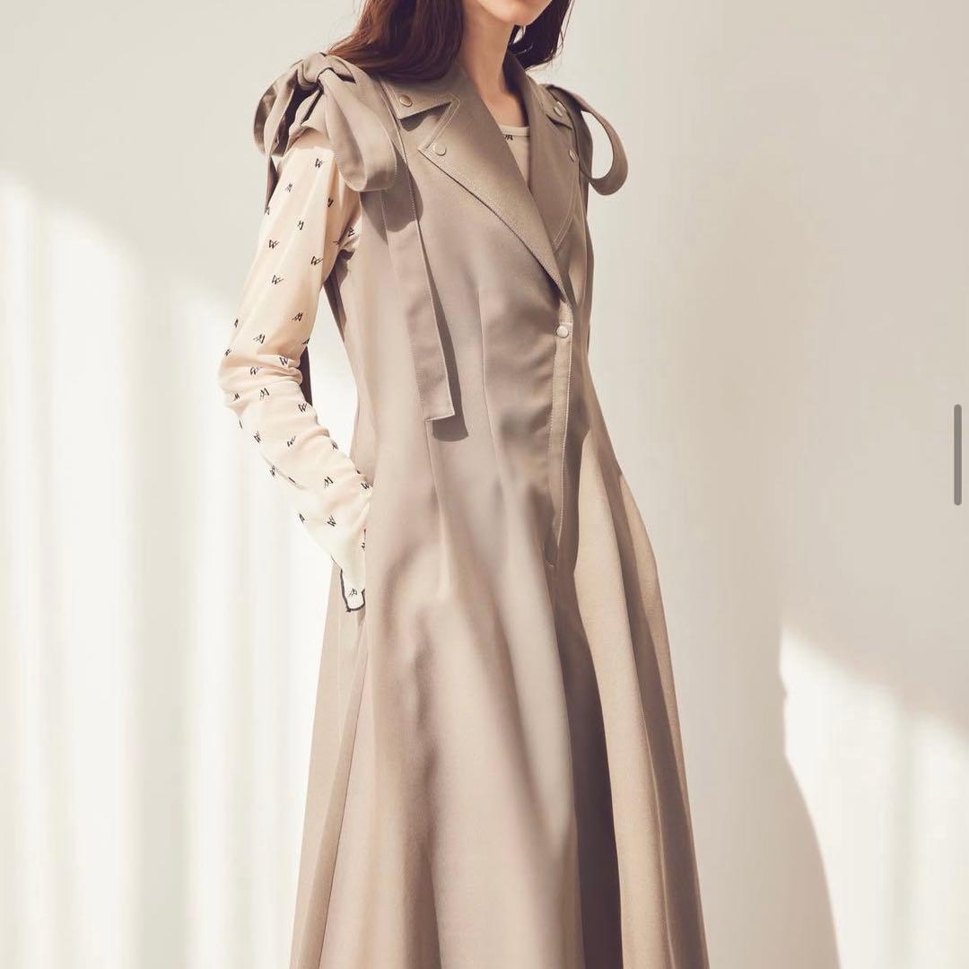 【aimeine】肩リボン付きオールインワン