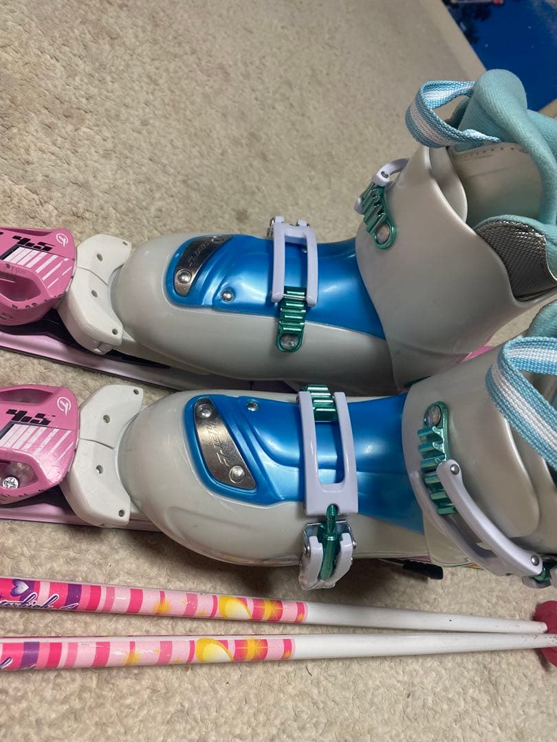 kazamaジュニア106cm ブーツ21cm 80cmスキーセット