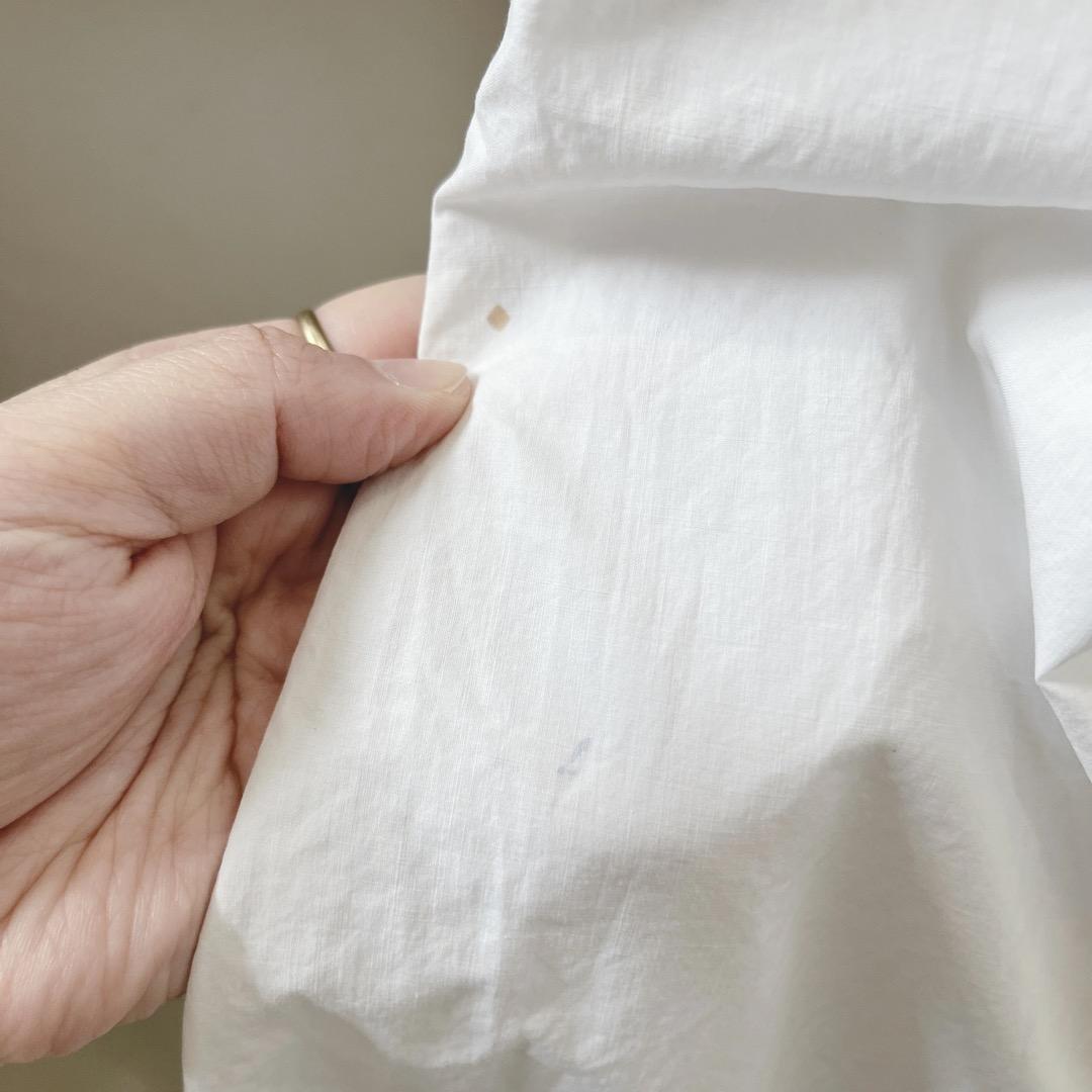 アンティーク　ホワイト　コットン　ワンピース　ドレス　ヨーロッパ　ヴィンテージ