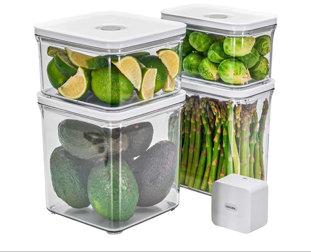 512502 VAKUEN 真空保存容器&食品シーラー機スターター5点セット