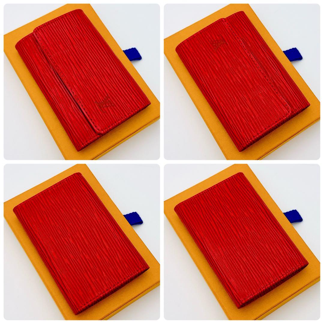 ルイヴィトン　エピ　キーケース　6連　ミュルティクレ　レッド　赤