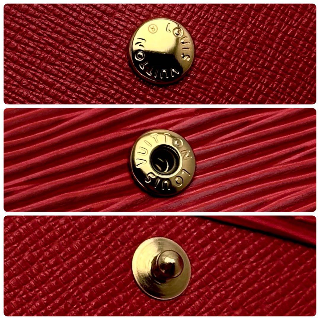 ルイヴィトン　エピ　キーケース　6連　ミュルティクレ　レッド　赤