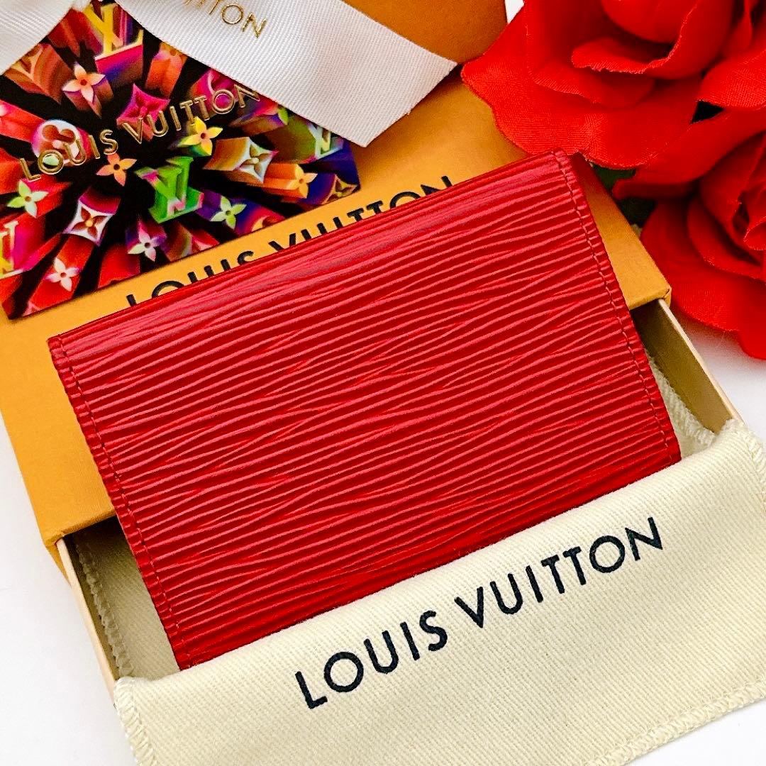 ルイヴィトン　エピ　キーケース　6連　ミュルティクレ　レッド　赤