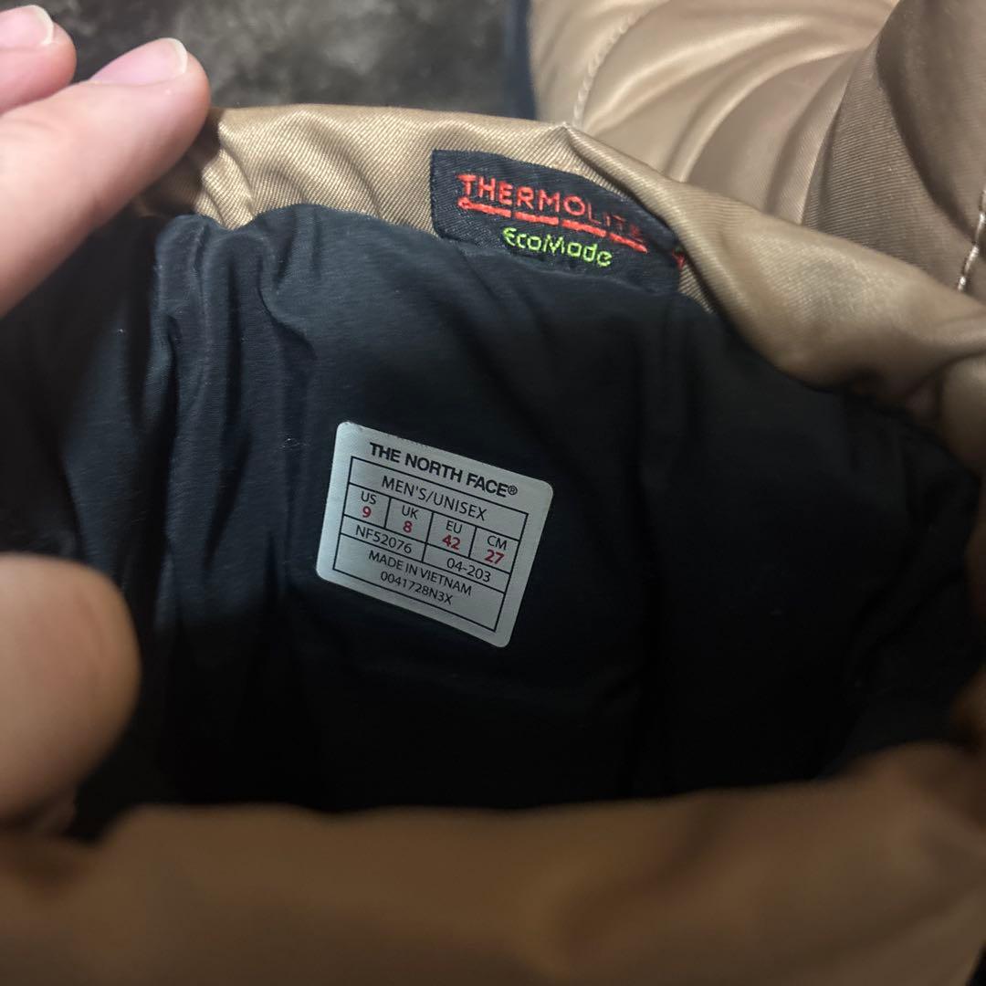 THE NORTH FACE 防寒ブーツ　ベージュ