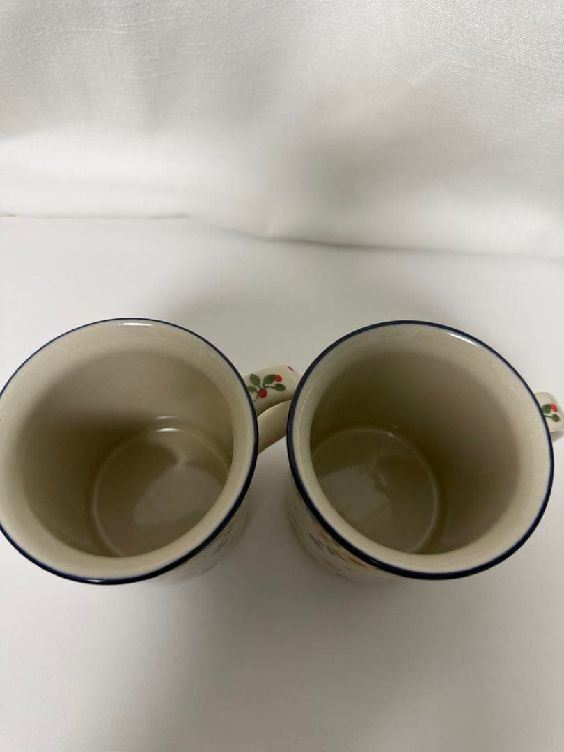 ポーリッシュポタリー　セラミカ　マグカップ　小鉢　4点セット