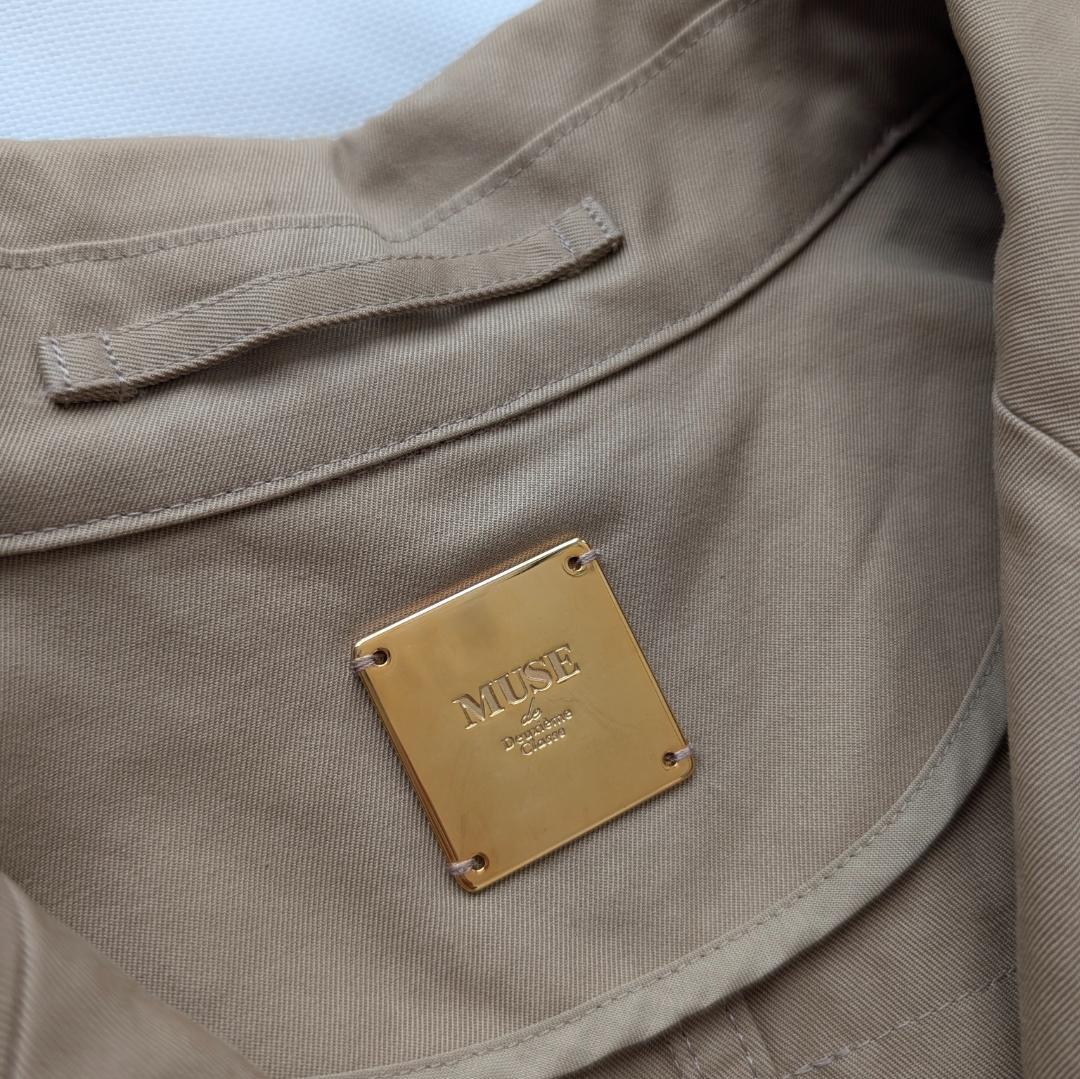 定価8.9万円✨️ミューズドゥーズィエムクラスFINXギャバロングトレンチコート