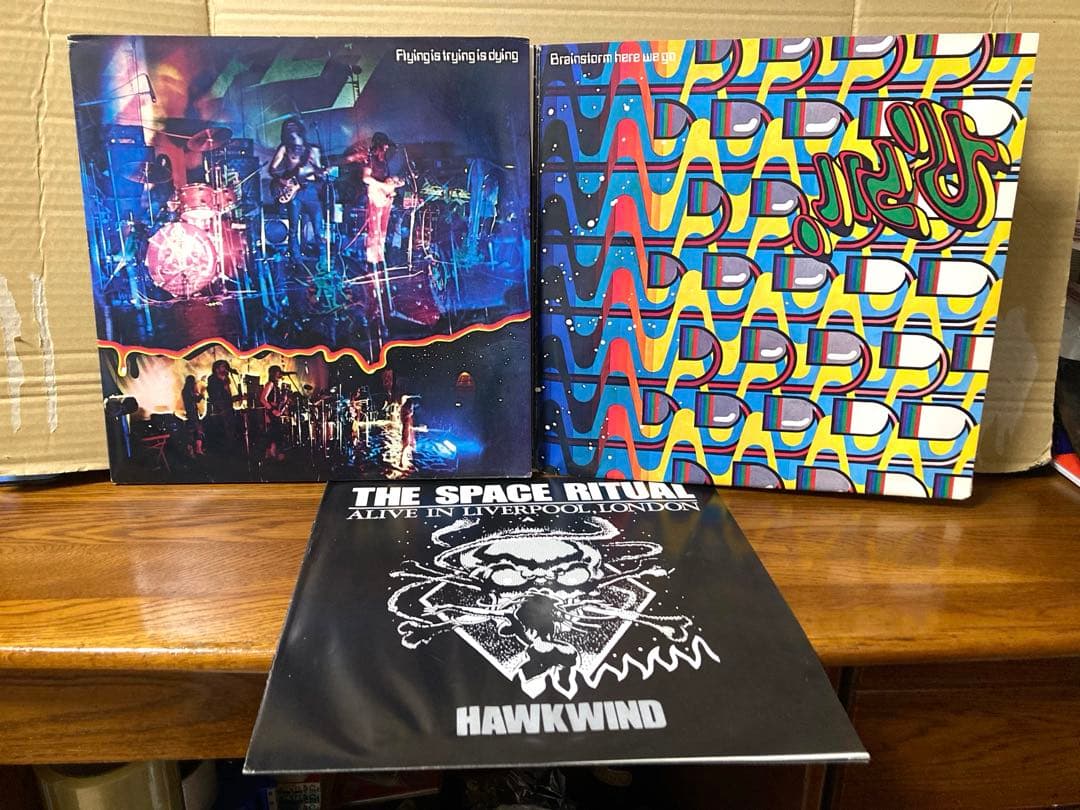希少 国内盤 ホークウインド SPACE RITUAL レコード 2枚組 当時物