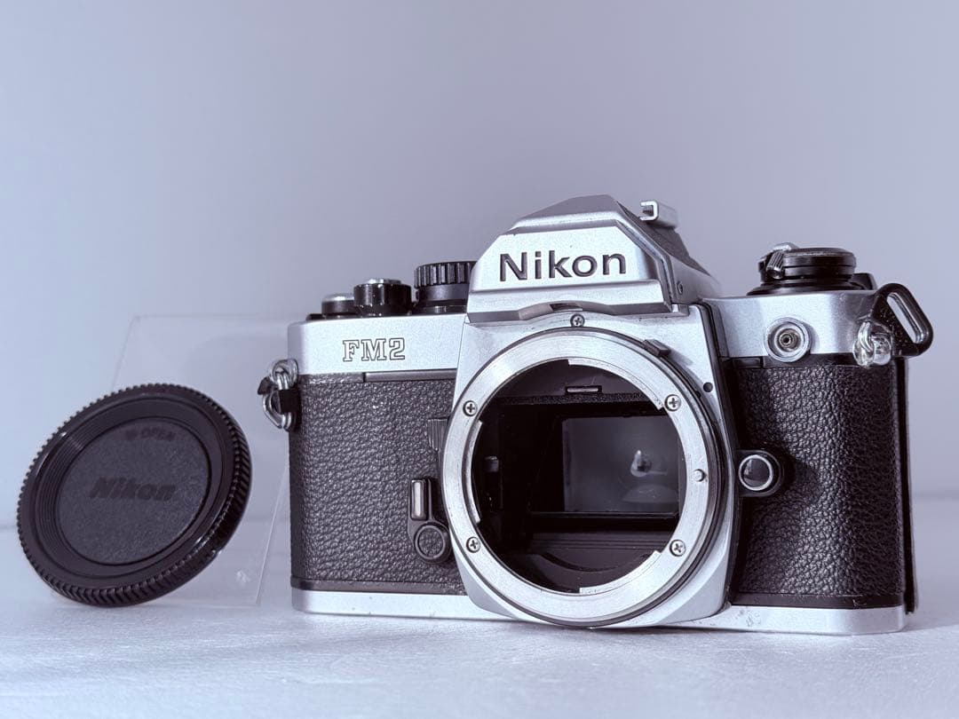 Nikon New FM2 シルバー 動作確認済 訳あり品 フィルム一眼レフ