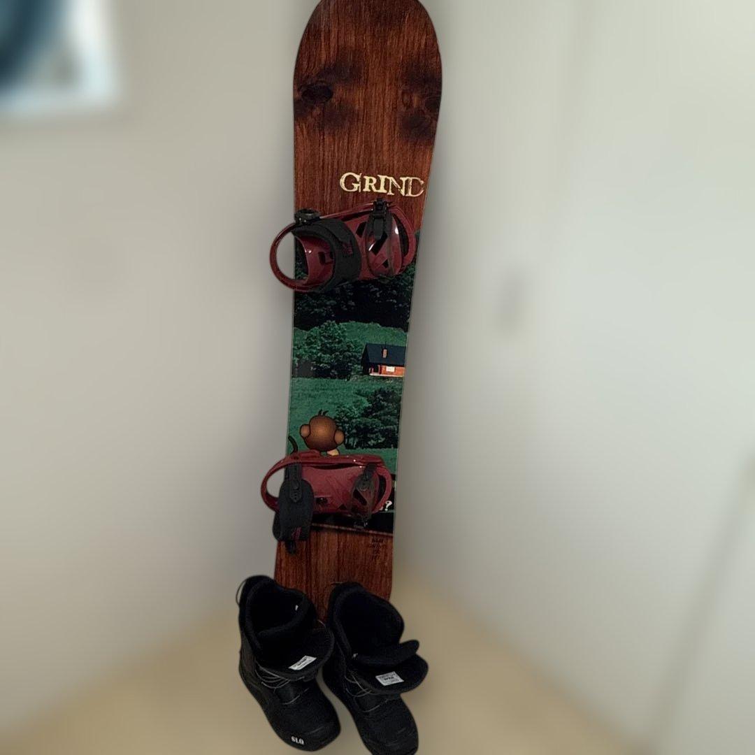 [最終値引き]スノーボードセット SALOMONビンディング SIAブーツ