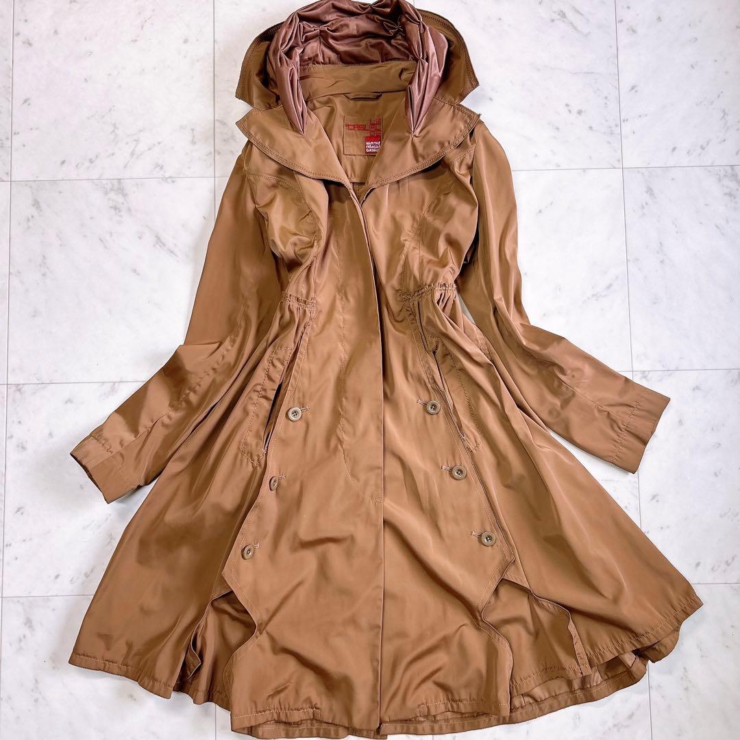 マリテフランソワジルボー 変形 コート M 金ボタン Aライン