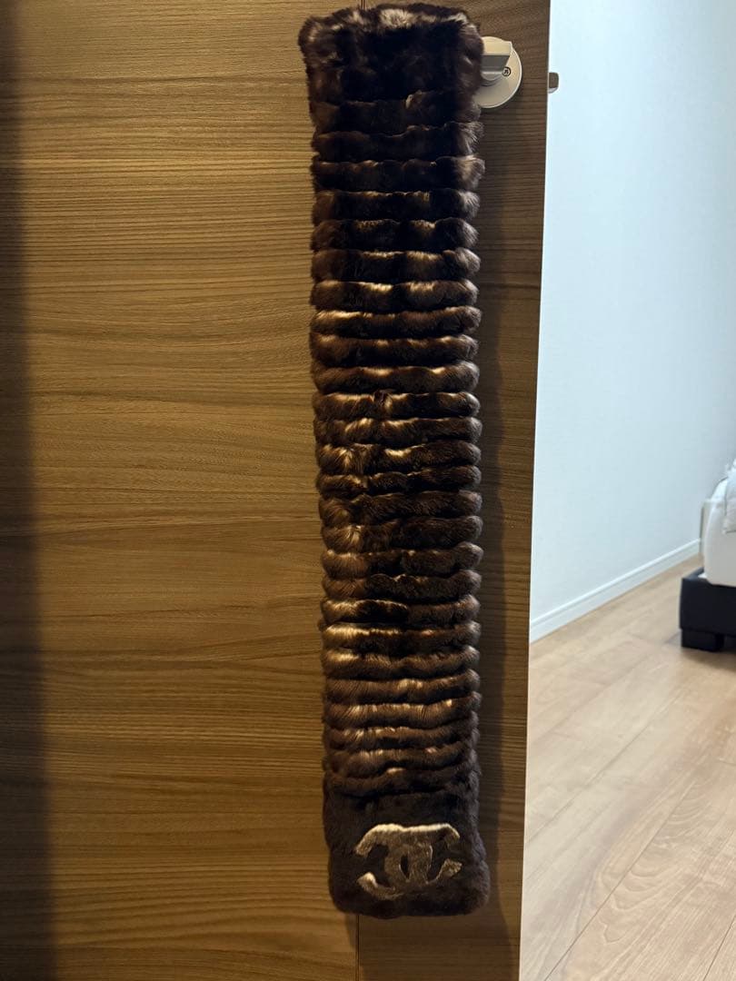 シャネルCHANEL ココマーク オリラグ マフラー